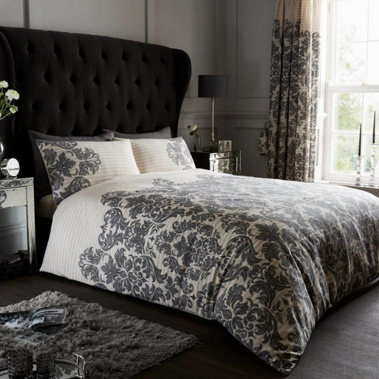 Empire Damask Duvet Set