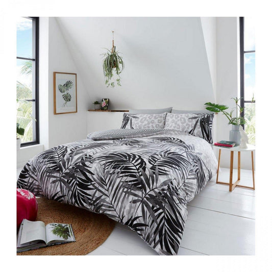 Leopard Leaves Duvet Set