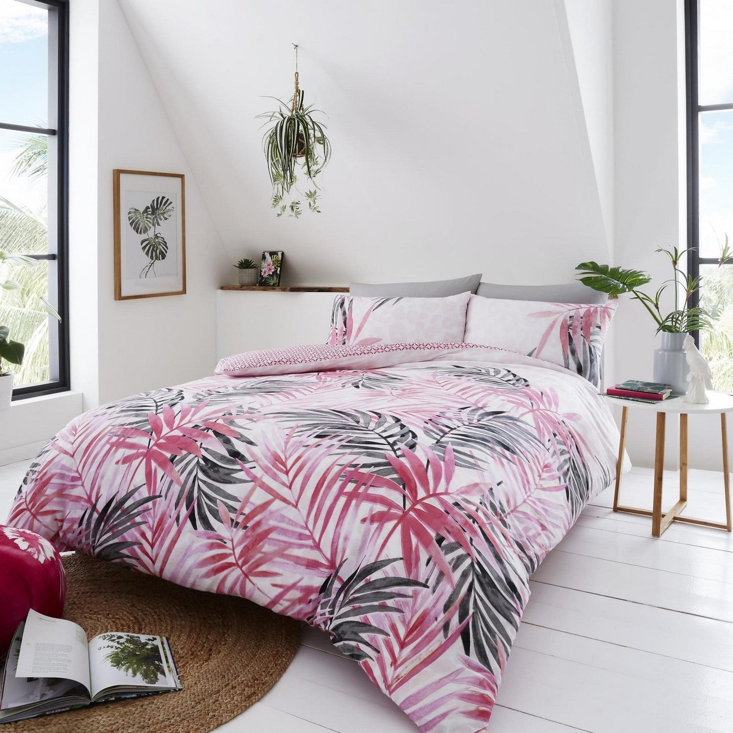 Leopard Leaves Duvet Set