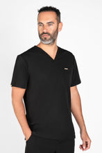 Load image into Gallery viewer, Kaizen V Neck One Pocket Scrub Top Mens
