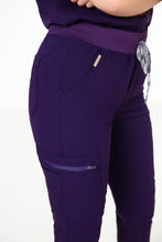 Load image into Gallery viewer, Akari 10 Pocket Jogger Scrub Pants Womens
