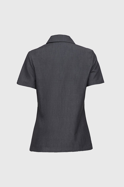 Kiro Zip Neck Polo Scrub womens