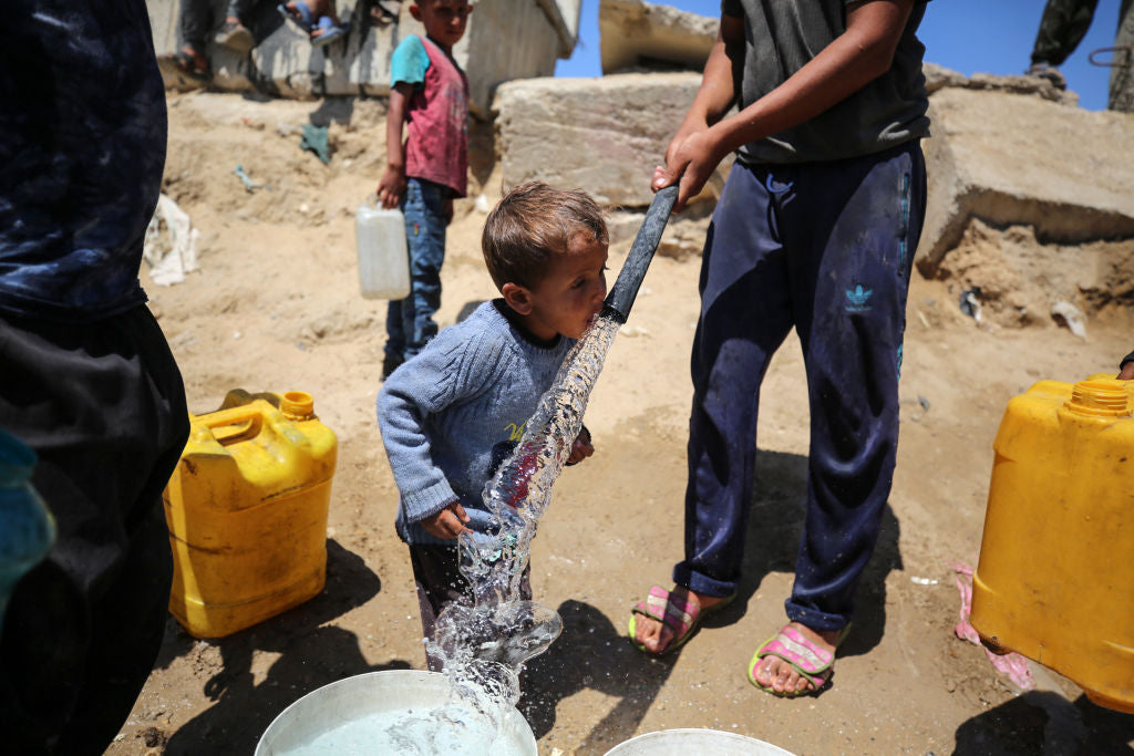 Water tank for Gaza