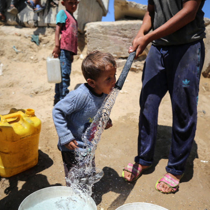 Water tank for Gaza