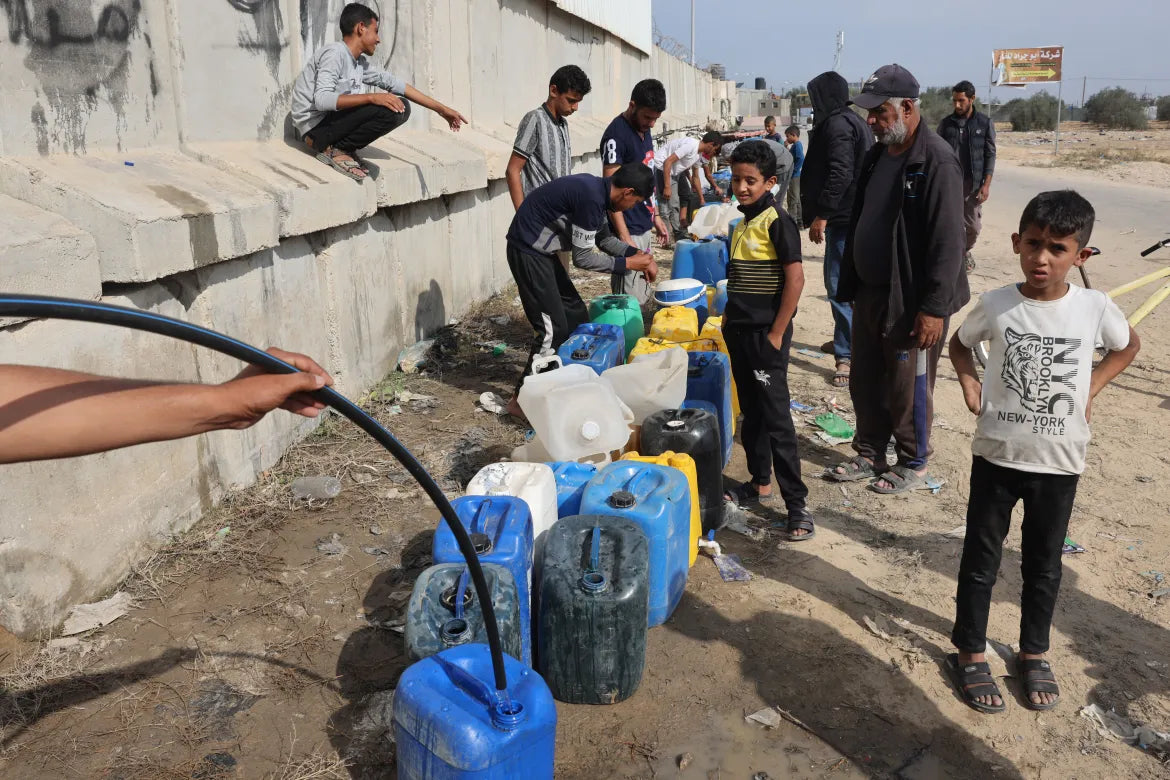 Water tank for Gaza