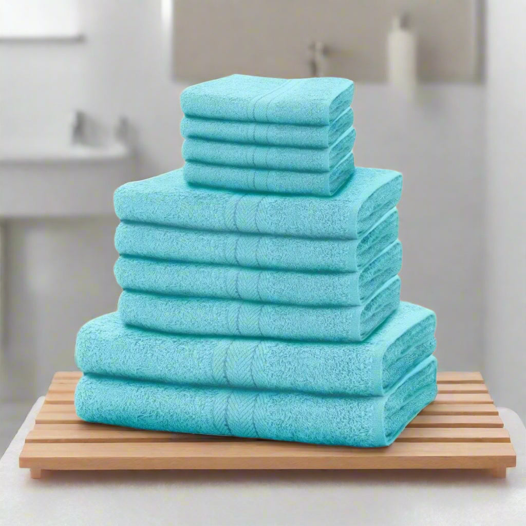 Home & Bath 10 Piece Bale Towel Set