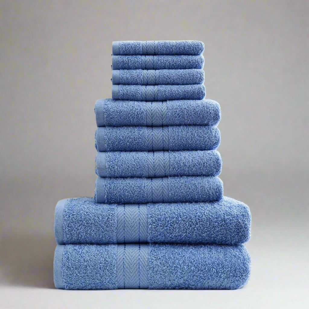 Home & Bath 10 Piece Bale Towel Set
