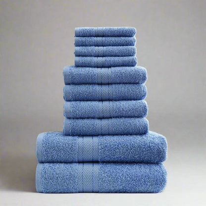Home & Bath 10 Piece Bale Towel Set