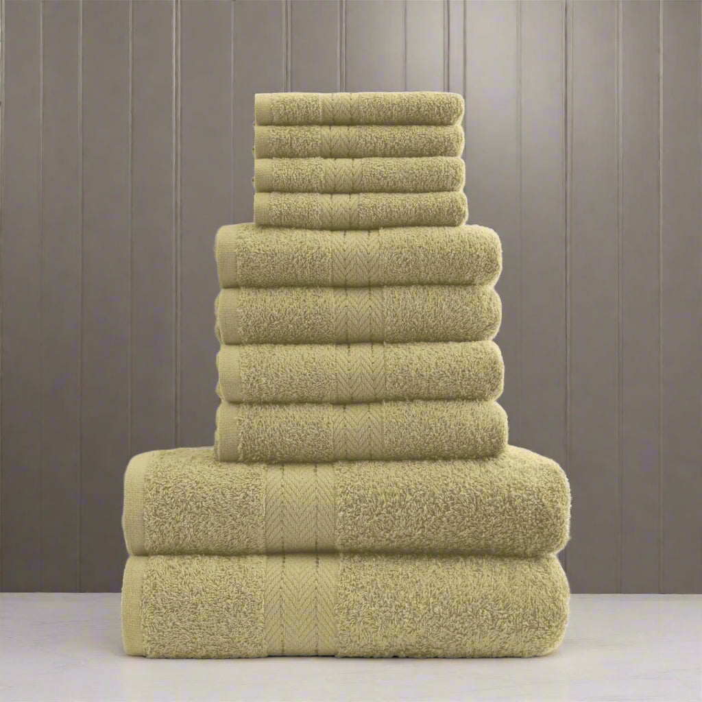 Home & Bath 10 Piece Bale Towel Set