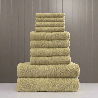 Home & Bath 10 Piece Bale Towel Set