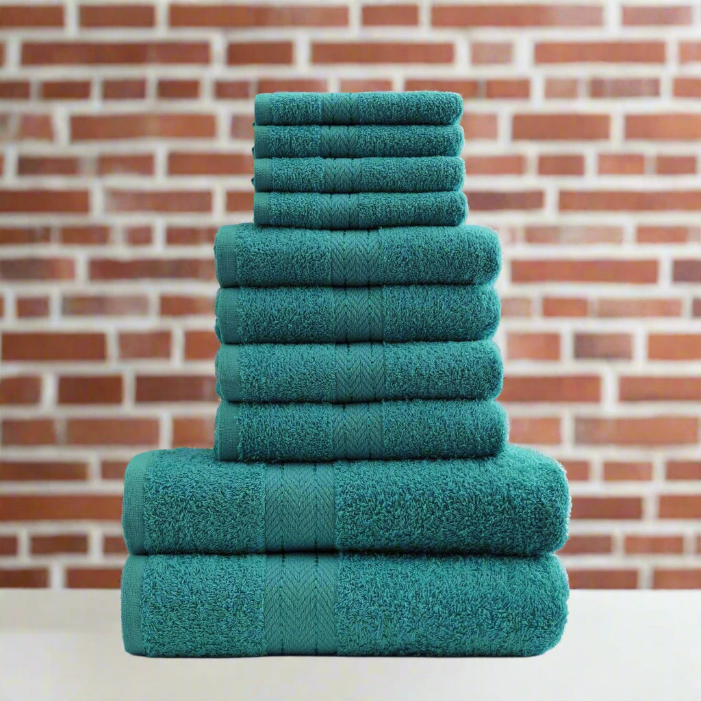 Home & Bath 10 Piece Bale Towel Set