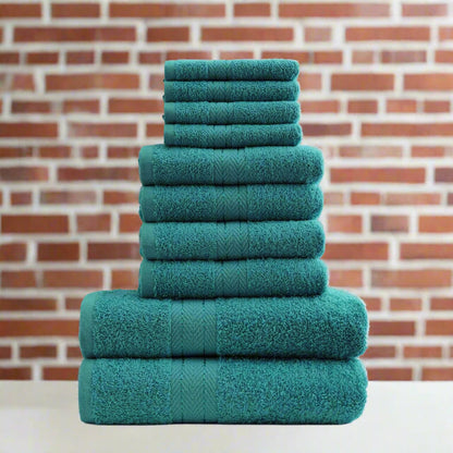 Home & Bath 10 Piece Bale Towel Set