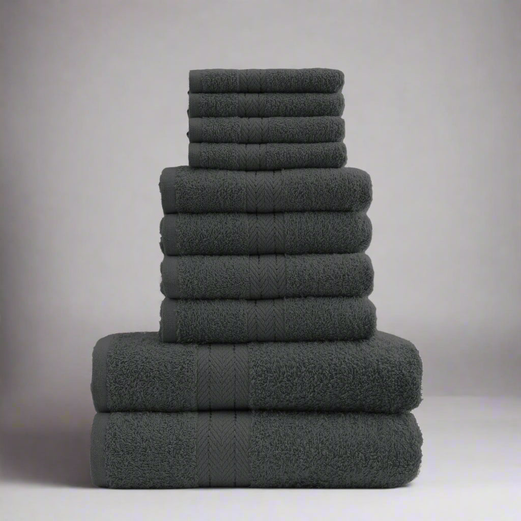 Home & Bath 10 Piece Bale Towel Set
