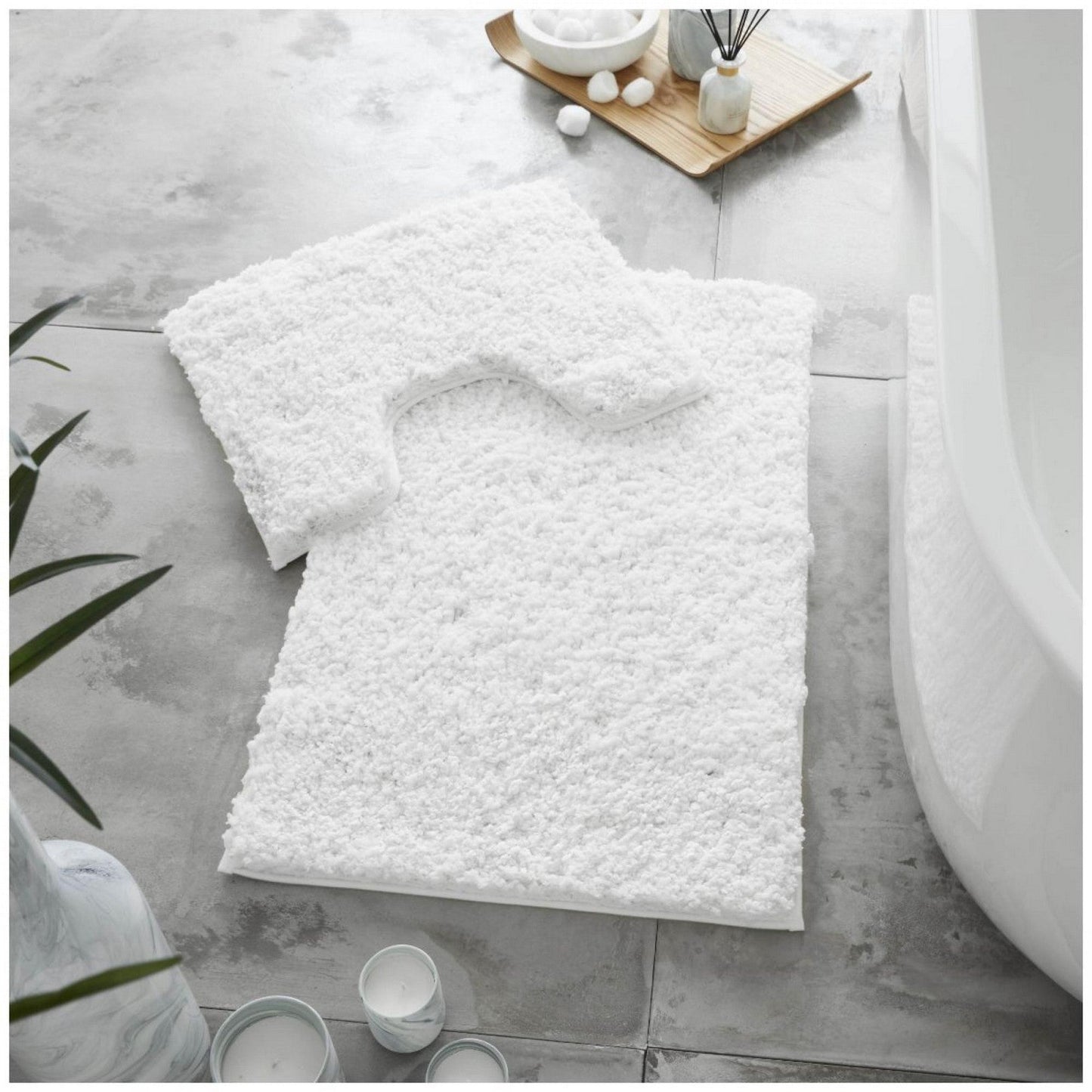 Twist Bath & Pedestal Mat Set 10 Colours