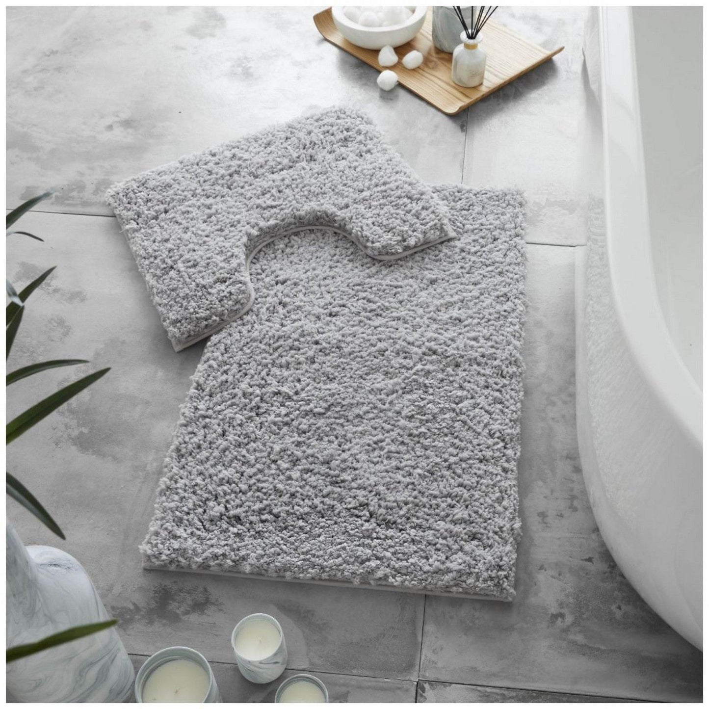 Twist Bath & Pedestal Mat Set 10 Colours
