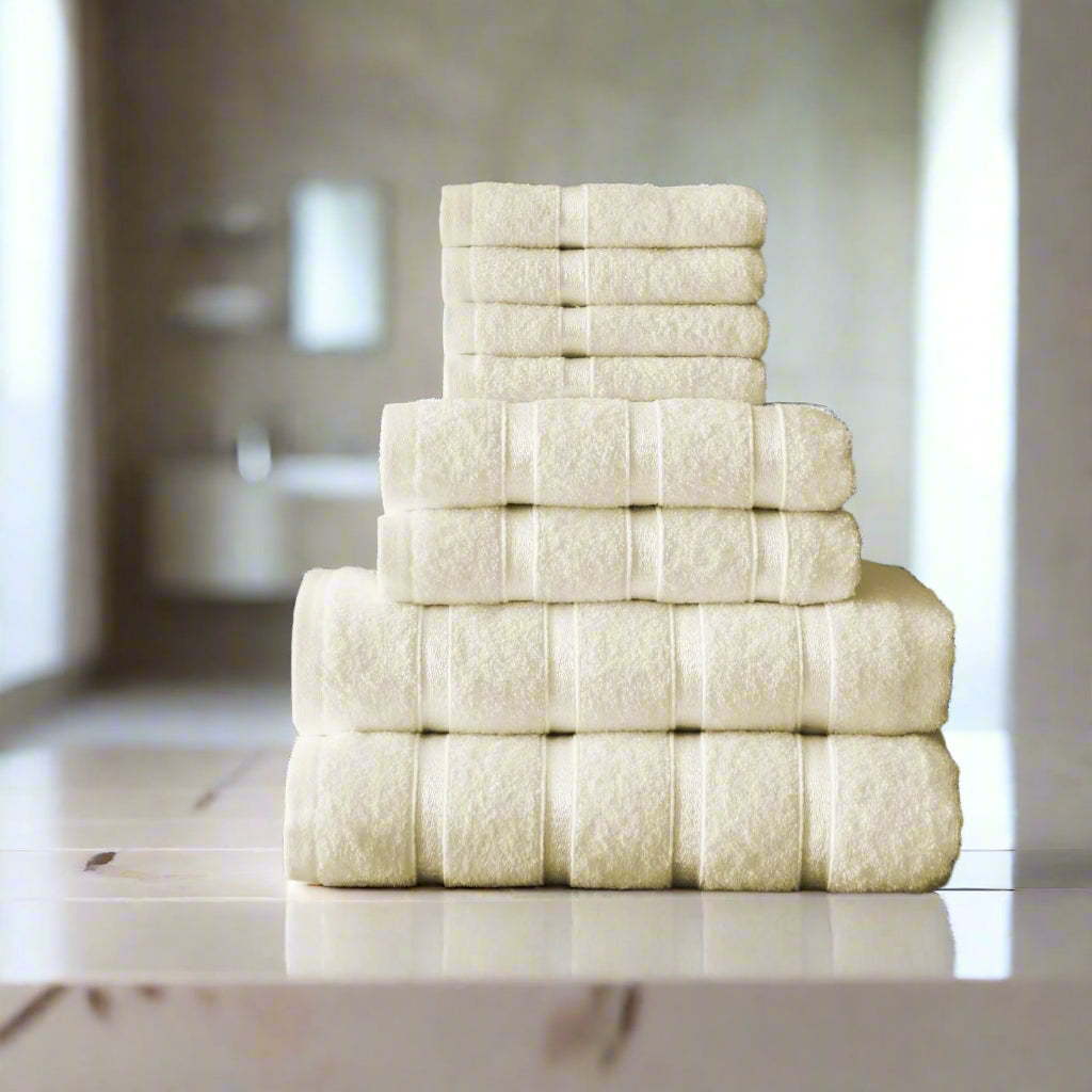 Home & Bath 8 Piece Towel Set