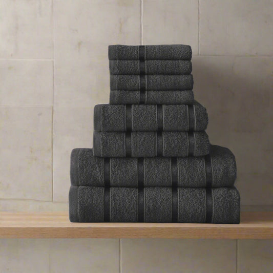 Home & Bath 8 Piece Towel Set