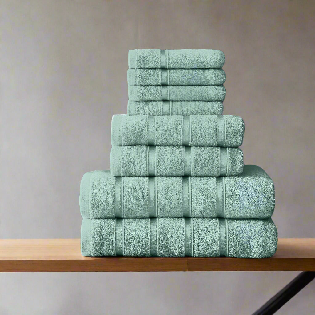 Home & Bath 8 Piece Towel Set