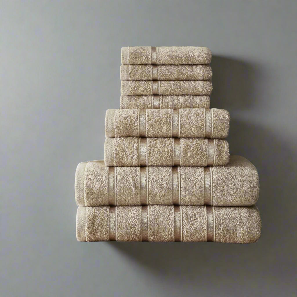 Home & Bath 8 Piece Towel Set