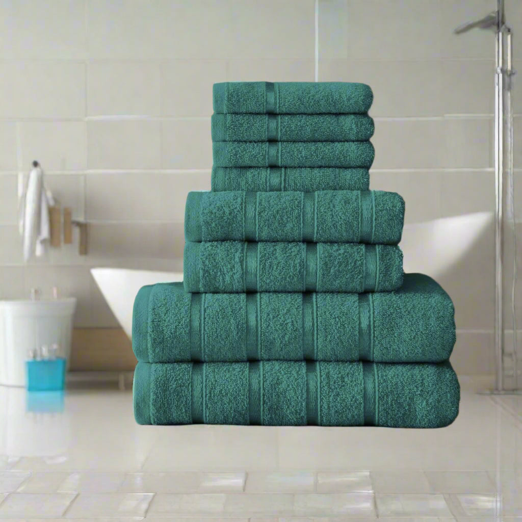 Home & Bath 8 Piece Towel Set
