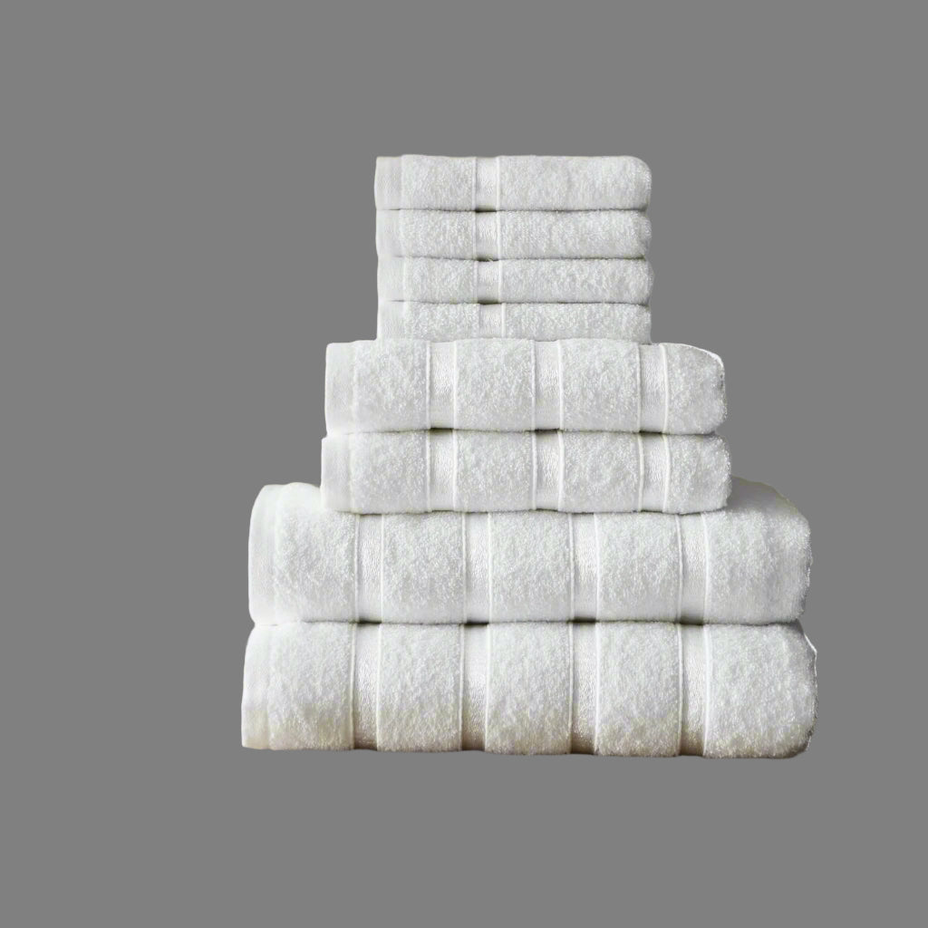 Home & Bath 8 Piece Towel Set