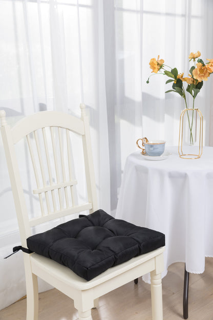 Seat Cushions 8 Colours With Tie Backs