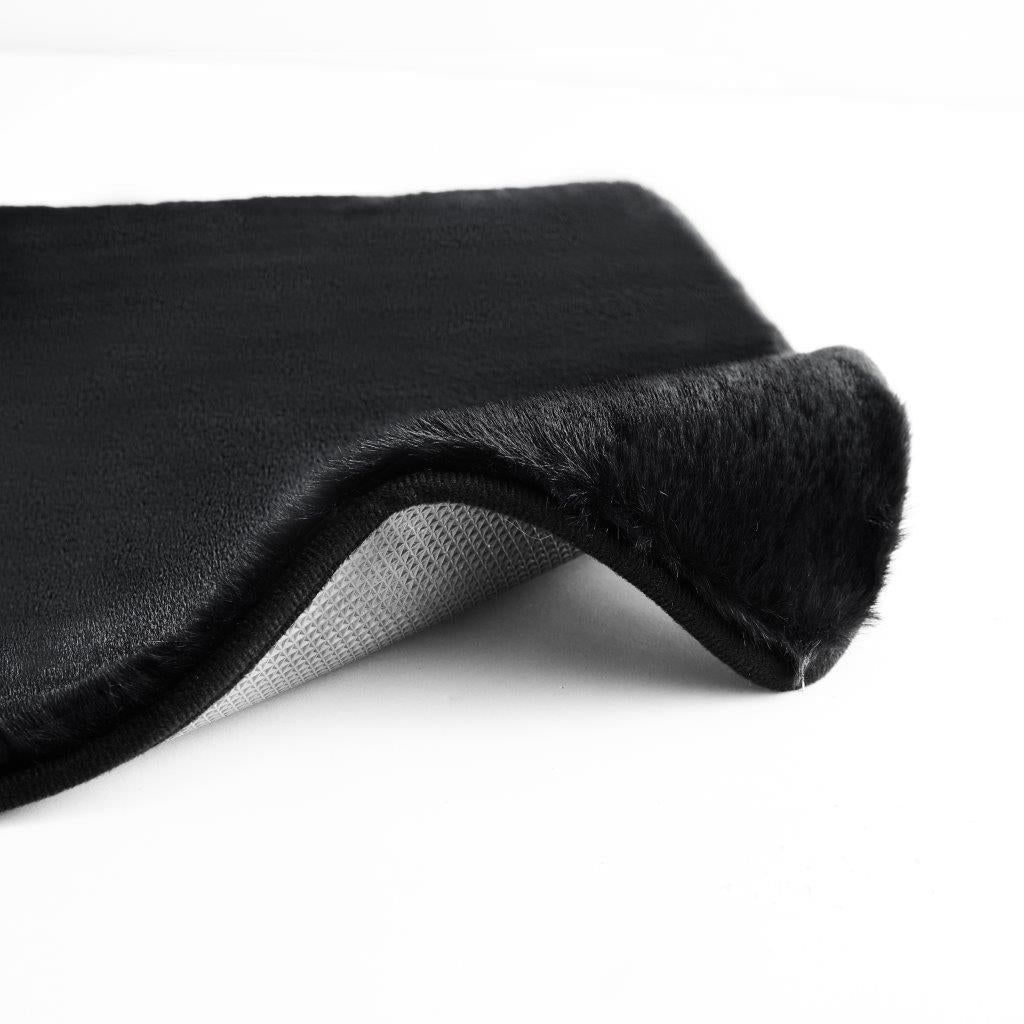 Faux Fur Bath & Pedestal Mat Set 9 Colours