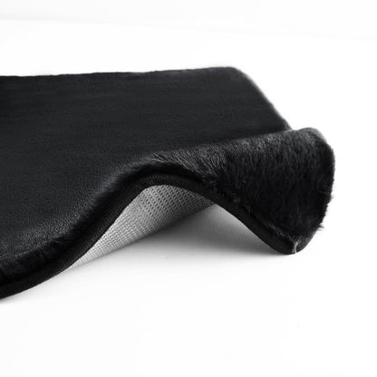 Faux Fur Bath & Pedestal Mat Set 9 Colours