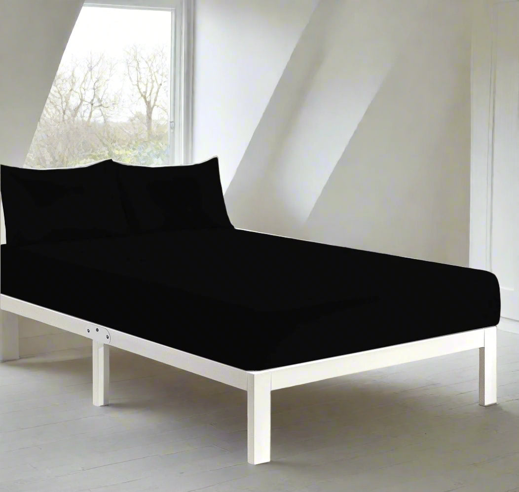 Easy Care Percale Fitted Sheet 22 Colours All Bed Sizes