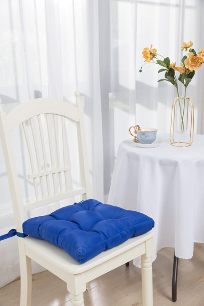 Seat Cushions 8 Colours With Tie Backs