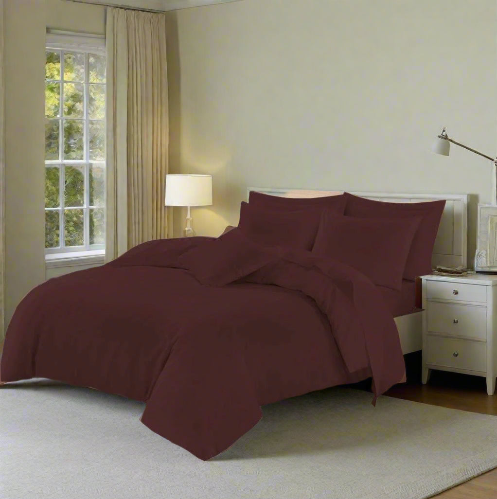 Easy Care Percale Duvet Set All Bed Sizes 22 Colours