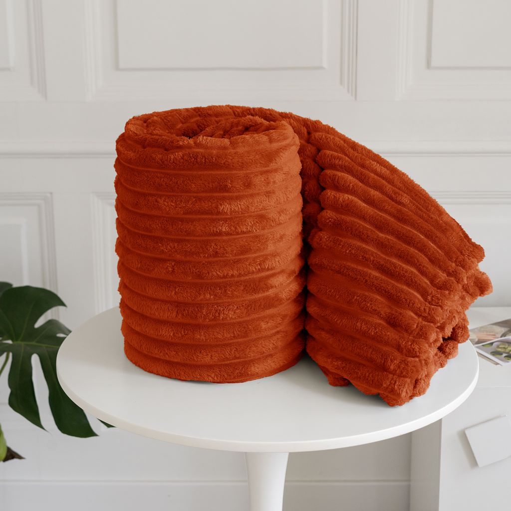 Chunky Cord Throw 10 Colours 2 Sizes