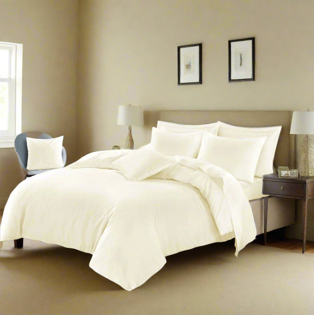 Easy Care Percale Duvet Set All Bed Sizes 22 Colours