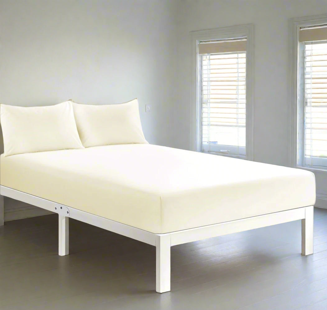 Easy Care Percale Fitted Sheet 22 Colours All Bed Sizes