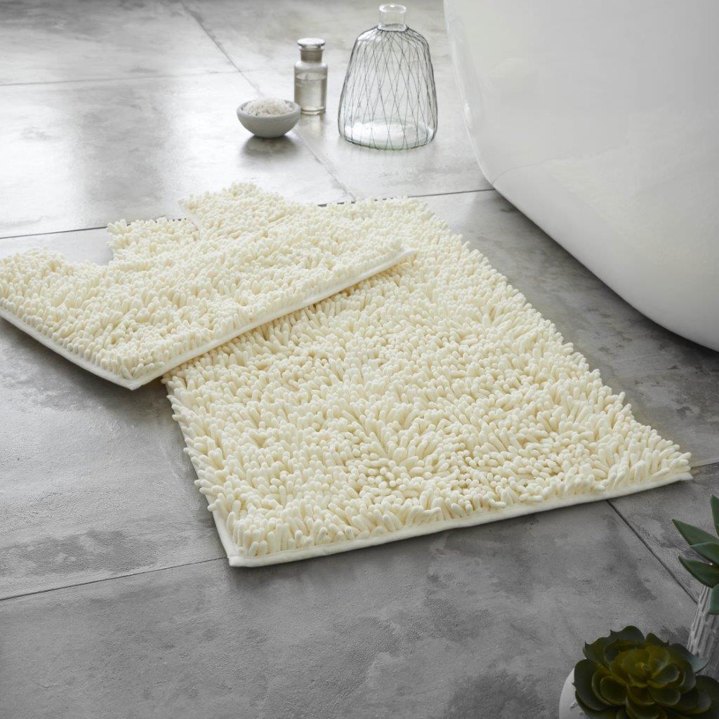 Chunky Loop Bath & Pedestal Mat Set 16 Colours