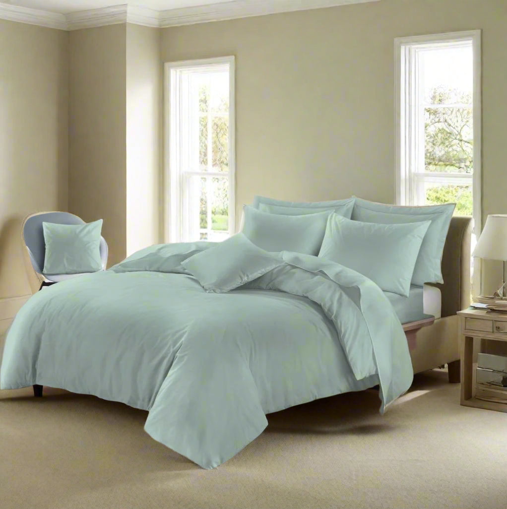 Easy Care Percale Duvet Set All Bed Sizes 22 Colours