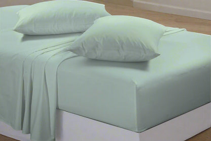 Easy Care Percale Fitted Sheet 40cm Depth 22 Colours All Bed Sizes