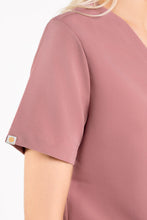 Load image into Gallery viewer, Kaizen V Neck One Pocket Scrub Top Womens

