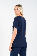 Load image into Gallery viewer, Kaizen V Neck One Pocket Scrub Top Womens
