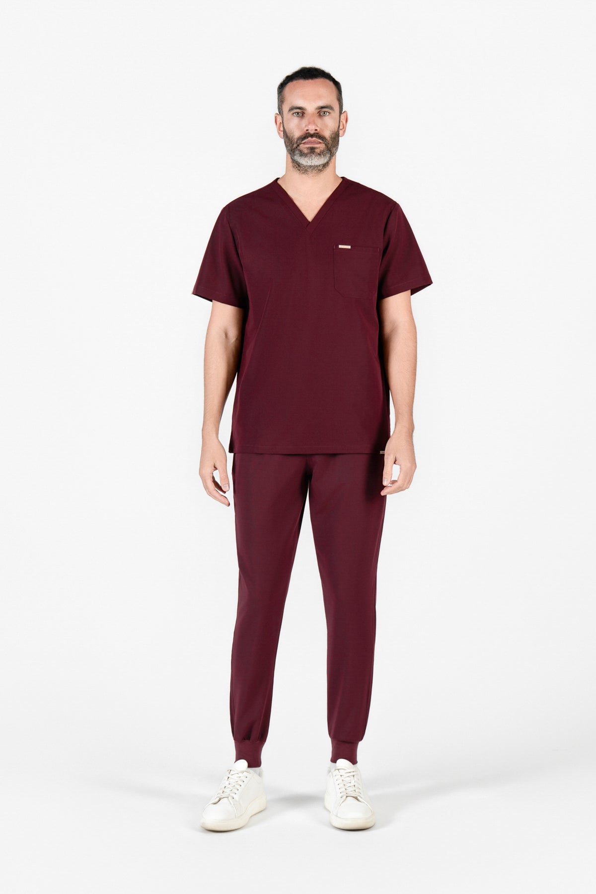 Kaizen V Neck One Pocket Scrub Top Mens