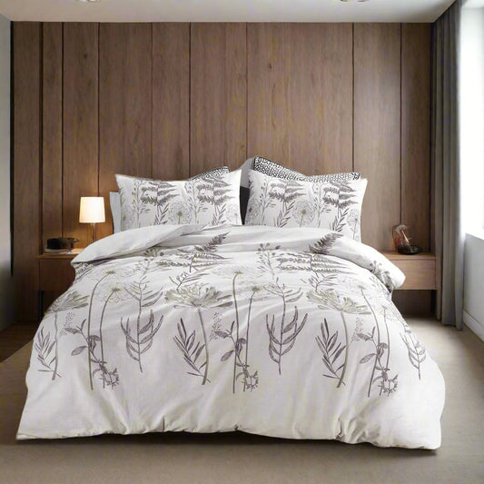 Dandelion Sketch Printed Duvet Set 4 Sizes