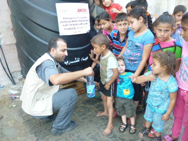 Water tank for Gaza