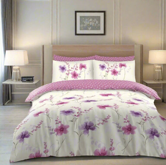 Flowery Patterned Complete Duvet Set