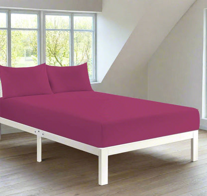 Easy Care Percale Fitted Sheet 22 Colours All Bed Sizes