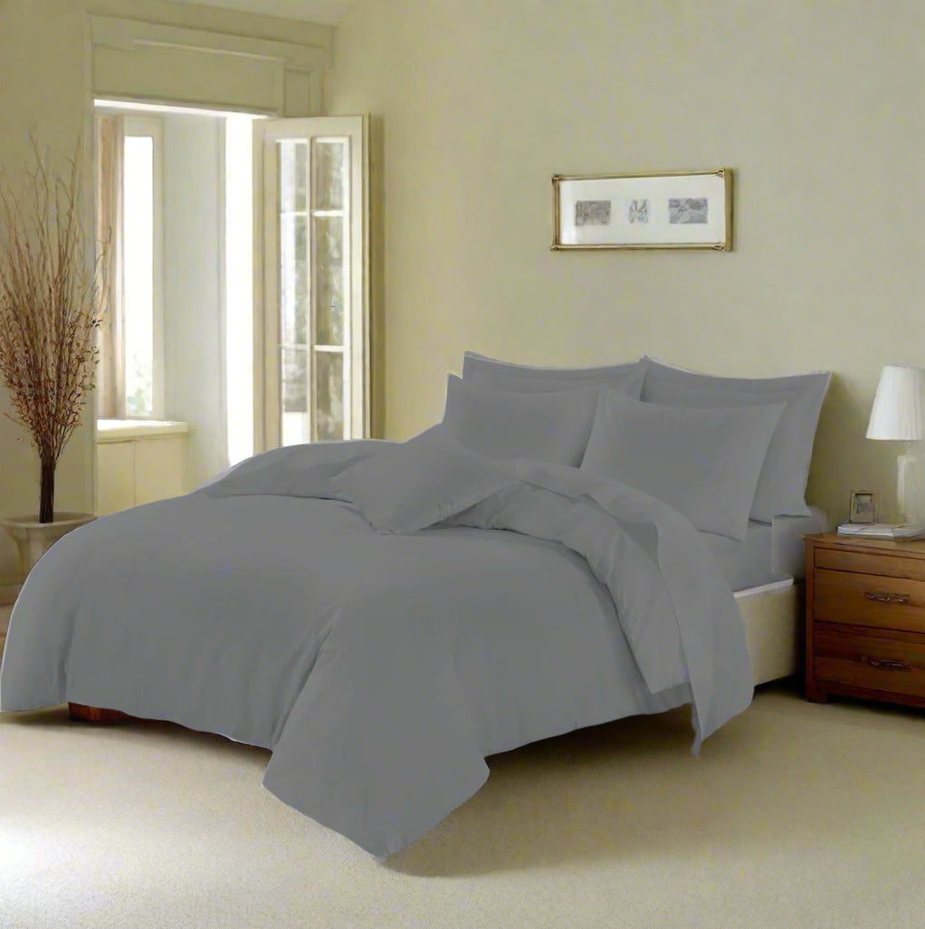 Easy Care Percale Duvet Set All Bed Sizes 22 Colours