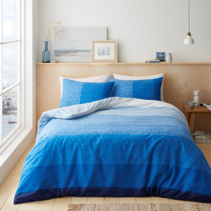 Blue Shades Reversible Duvet Set