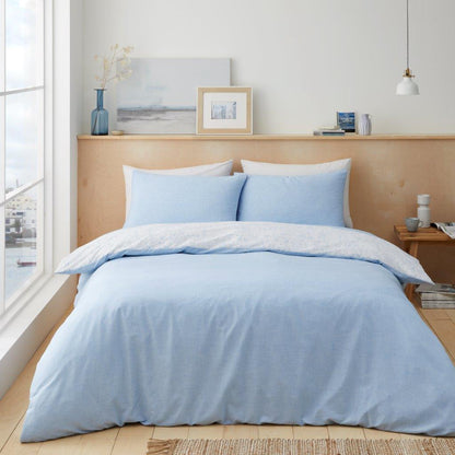 Blue Shades Reversible Duvet Set