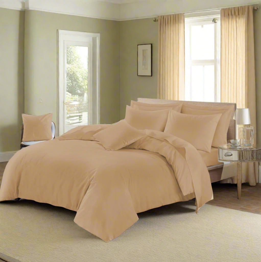 Easy Care Percale Duvet Set All Bed Sizes 22 Colours