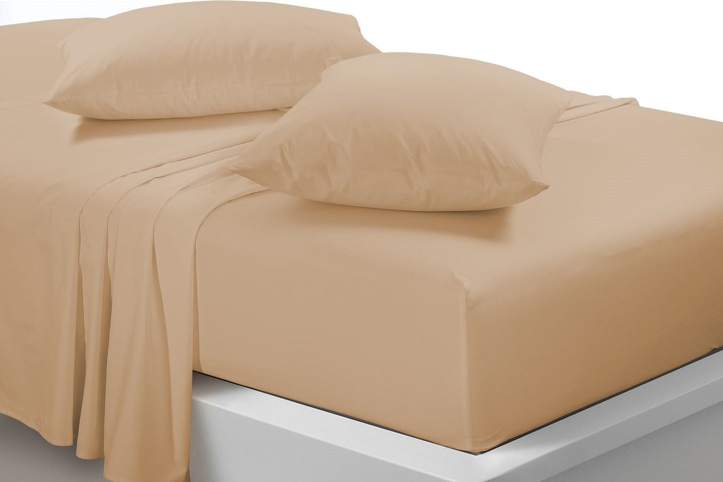 Easy Care Percale Fitted Sheet 40cm Depth 22 Colours All Bed Sizes