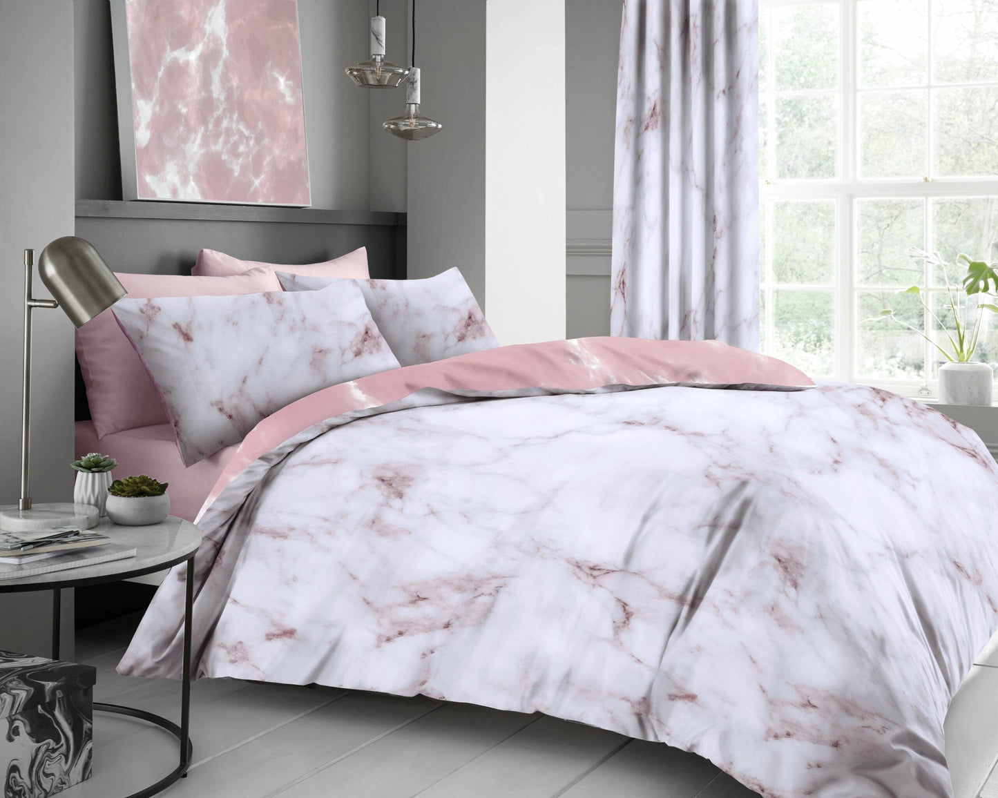 Marble Duvet Set